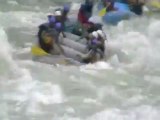 Dangerous Rafting in Grade 4 rapid - Roller coaster, Shivpuri to Rishikesh