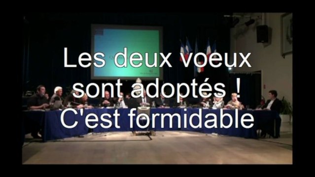 Conseil Municipal Rosny-sous-Bois - Des voeux en veux-tu en voilà