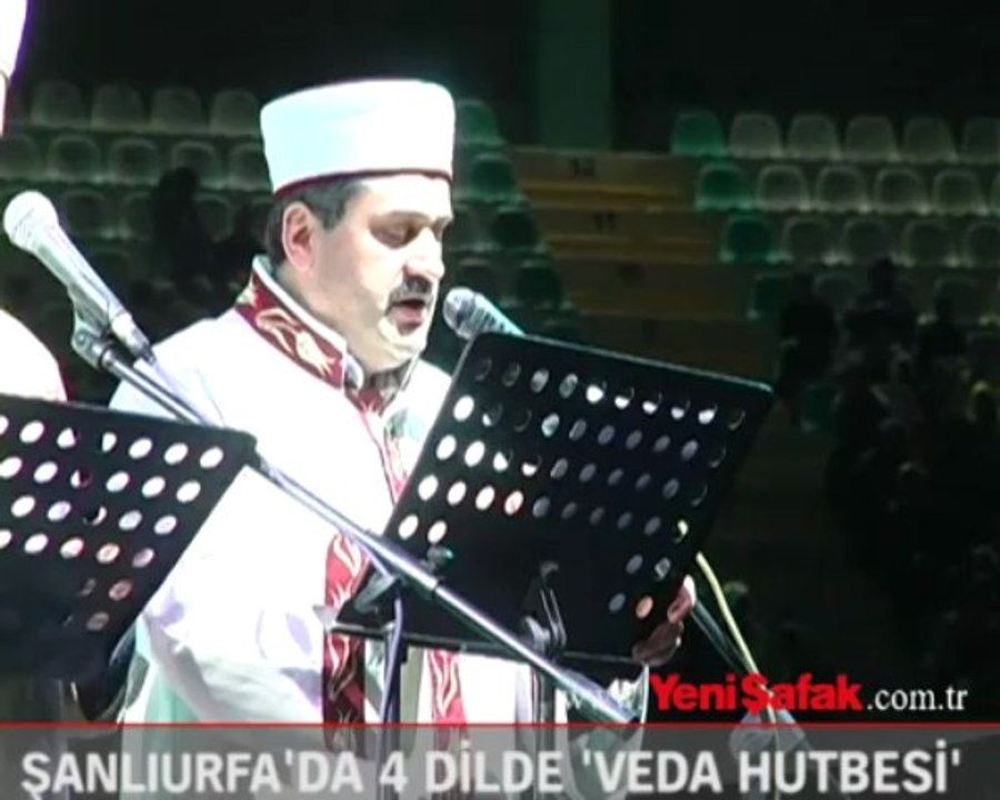 Şanlıurfa'da dört dilde 'Veda Hutbesi'