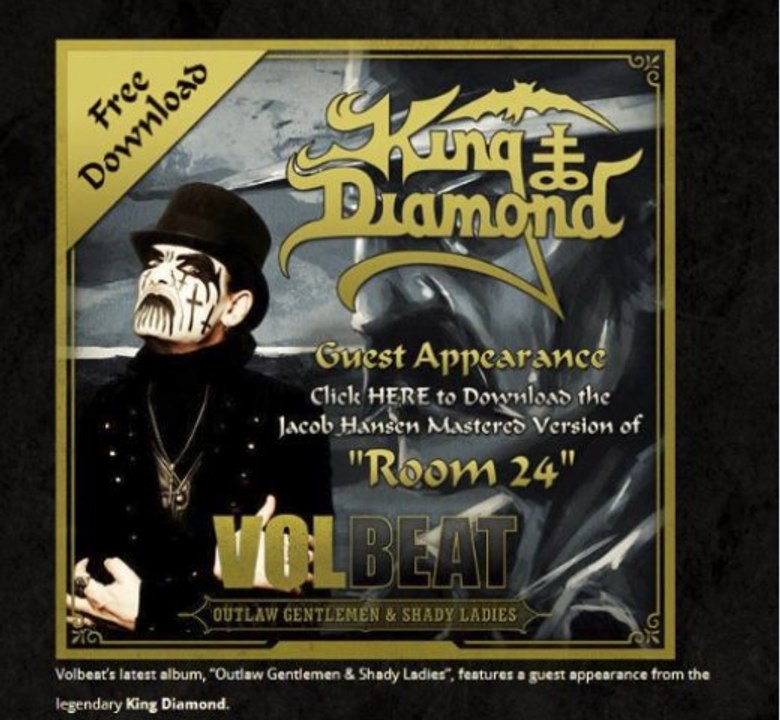 King Diamond and Volbeat Release Free Download