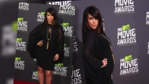 Kim Kardashian Dons Some Sexy Maternity Wear at the MTV Movie Awards