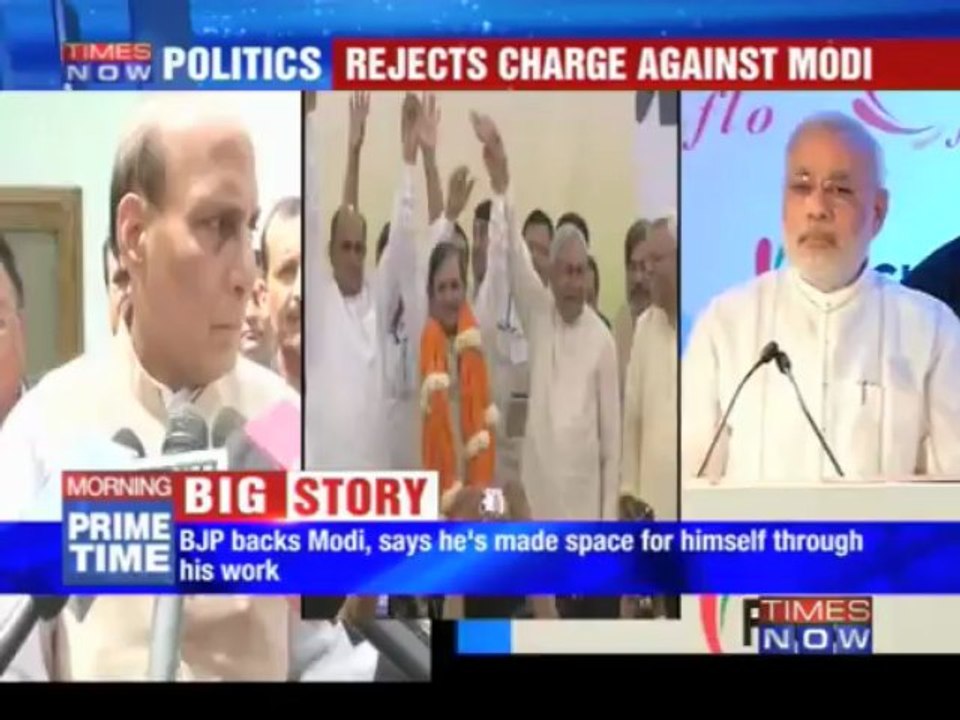 BJP hits back at JD(U) for targeting Modi