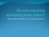 Accounting Assignment Help - Accounting Homework Help