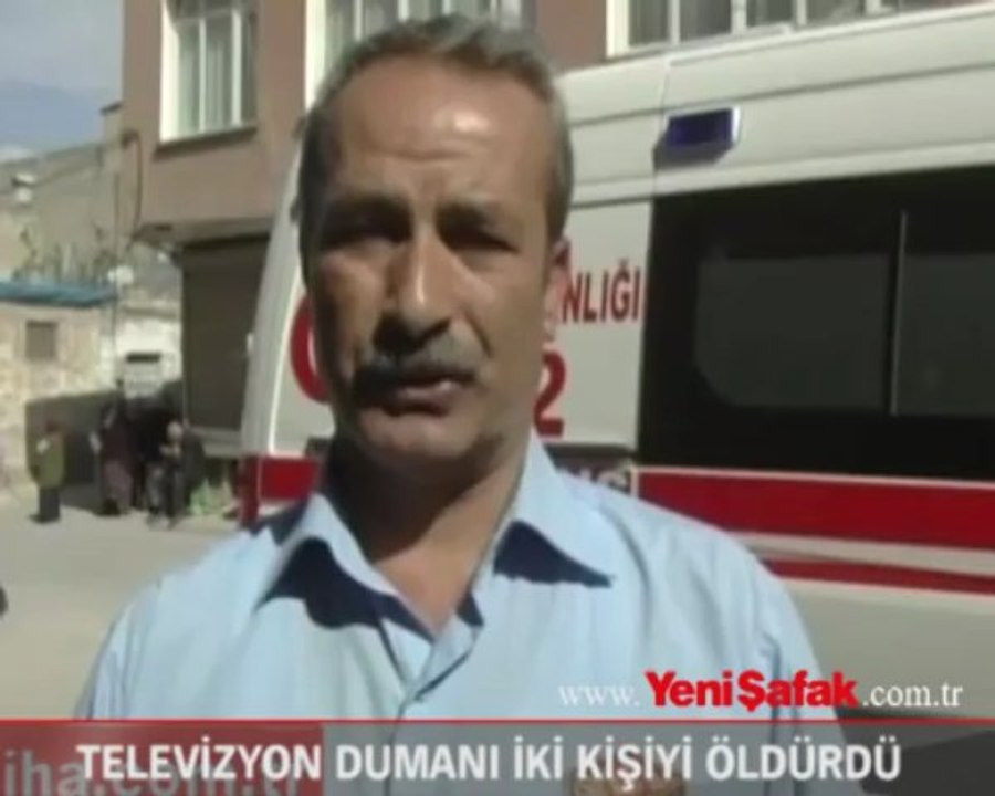 'Televizyon dumanı' 2 kişiyi öldürdü