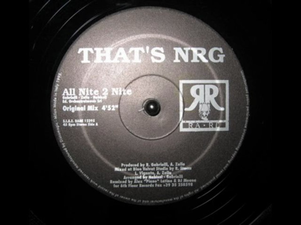That's Nrg - All Nite 2 Nite (Original Mix)