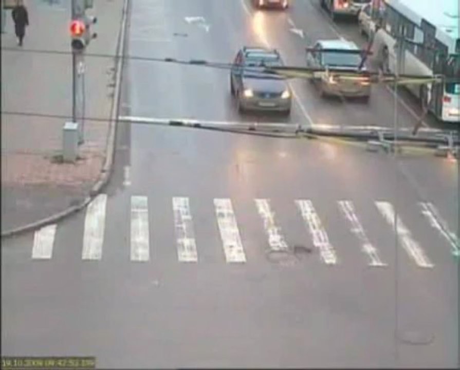 accident en Direct avec autobus