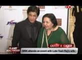 Shahrukh Khan an event with Late Yash Raj's wife