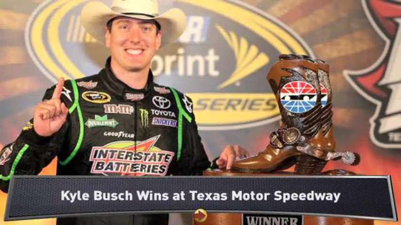 Kyle Busch Wins at Texas Motor Speedway