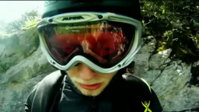 WoW Amazing Basejump triple backflip from the Swiss Alps - Dennis Ohlsen