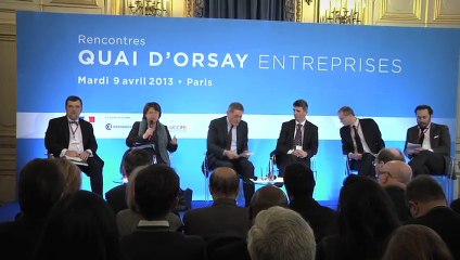 Rencontres Quai d'Orsay - Entreprises (09.04.13)