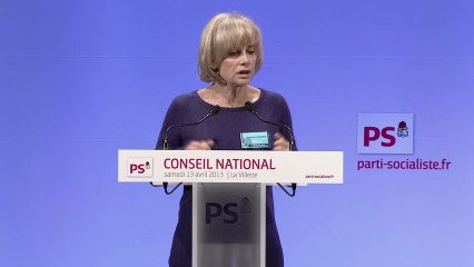 Intervention d'Elisabeth Guigou au conseil national du PS