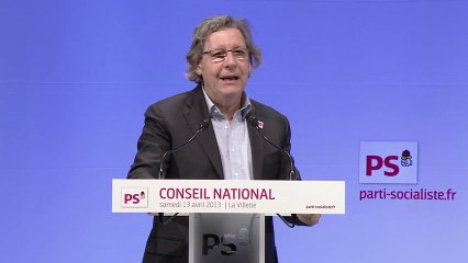 Intervention de Gilles Pargneaux au conseil national du PS