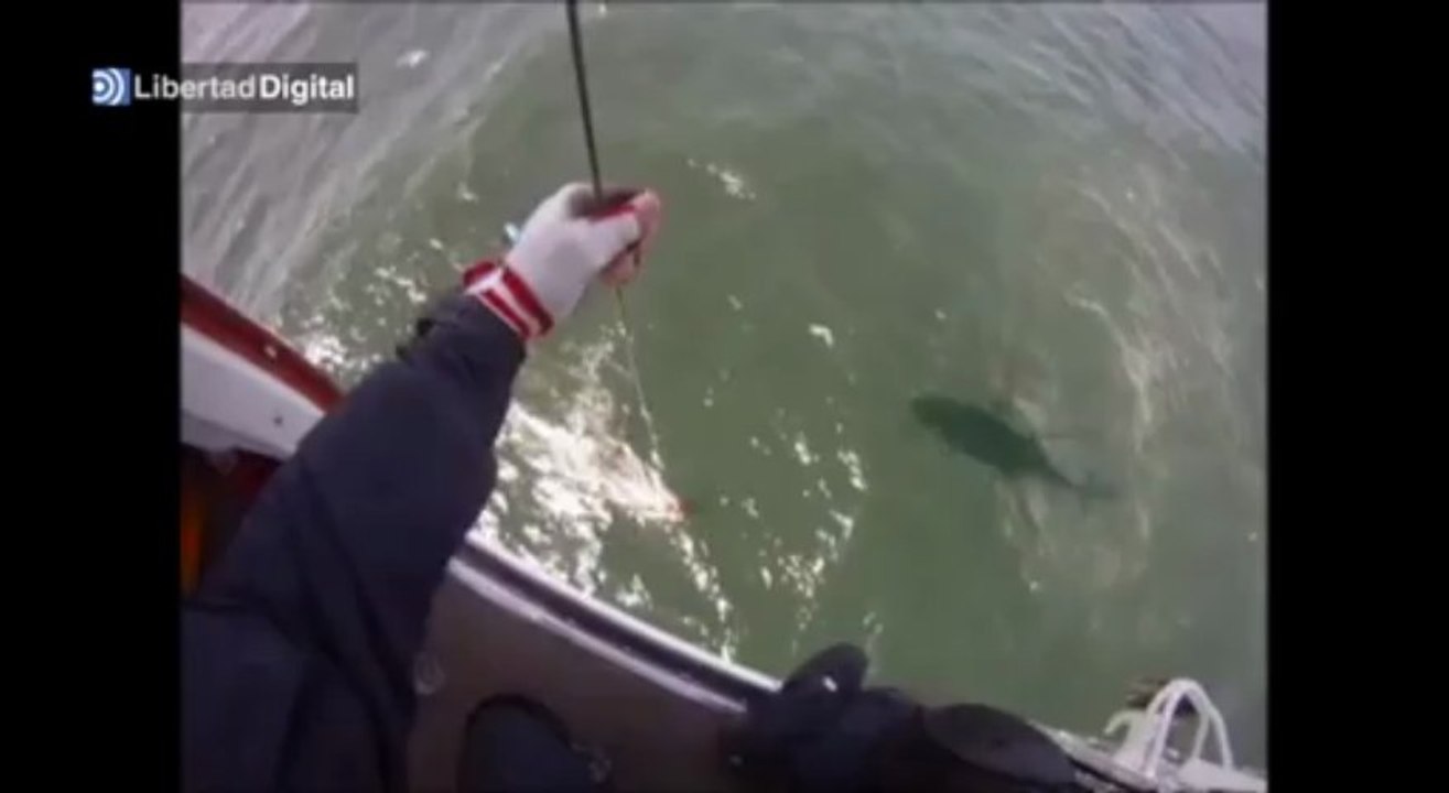 Un helicóptero rescata a dos surfistas en Pontevedra