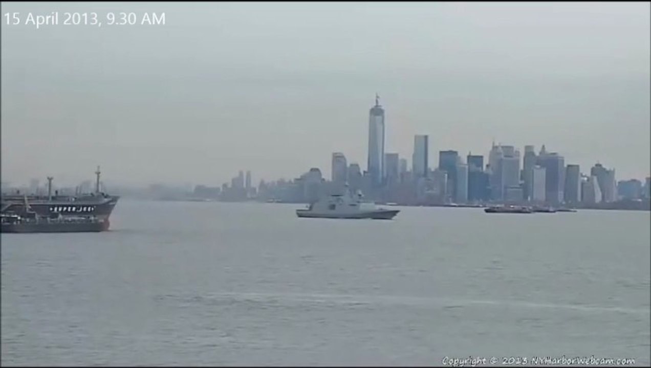 La frégate Aquitaine quitte New York le 15.04.2013