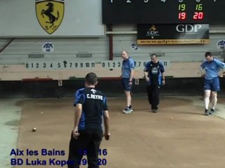 Combinés, Coupe d'Europe Tour Préiminaire, Aix les Bains Luka Koper, Sport Boules_flash