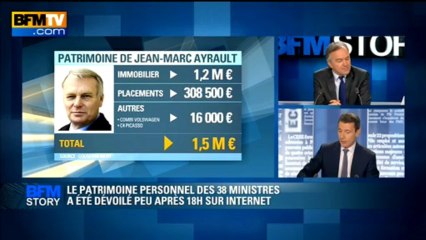 BFM STORY: Florian Philippot réagit à la déclaration de patrimoine des ministres - 15/04