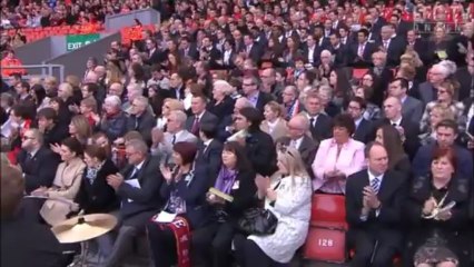 Bill Kenwright (Everton's Chairman) at 24th Hillsborough Memorial Service (2013)