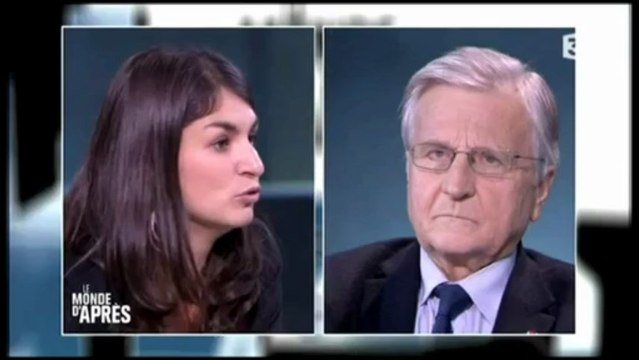 Aurélie Trouvé (Attac) interpelle Jean-Claude Trichet sur France 3 (8 octobre 2012)