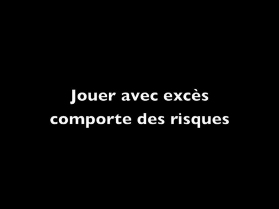 jouer avec excès comporte des risques