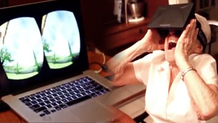 90 Year Old Grandmother Takes Virtual Tour of Tuscany