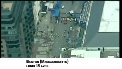Les premières images des explosions de Boston