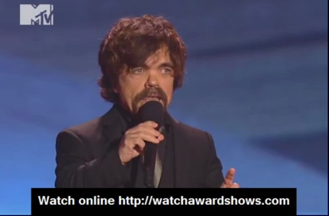 Peter Dinklage presents Will Ferrell Comedic Genius Award MTV Movie Awards 2013