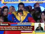 Maduro rechazó Pacto que le propuso Capriles antes de conocerse resultados oficiales