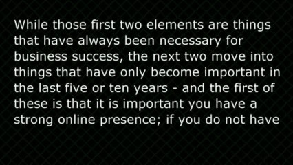 Four Important Elements For Business Success