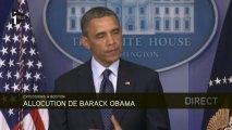 Barack Obama s'exprime sur les attentats de Boston
