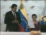 CNE proclama a Nicolás Maduro como Presidente de la República para el periodo 2013-2019