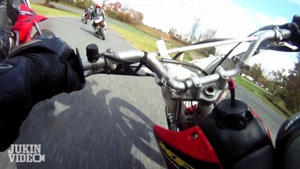 Insane Fish Hook Moto Crash