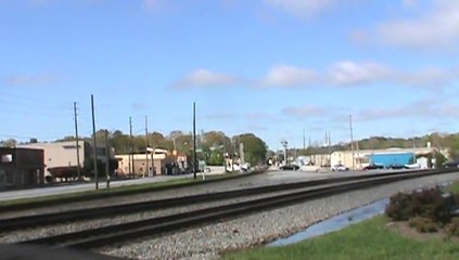 Union Pacific Stack train east through Austell Ga.