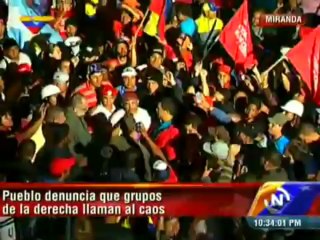Grupos caprilistas que asediaban a VTV huyen ante presencia del Pueblo