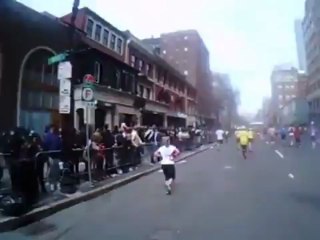 Runner captures Boston Marathon explosion