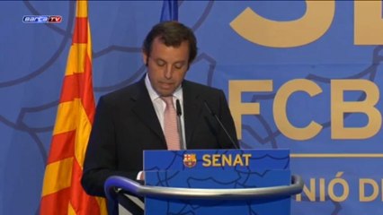 Rosell se presentará a la reelección como presidente del FC Barcelona