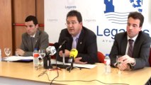 Rueda de prensa del alcalde de Leganés previa al pleno del 18 de abril de 2013