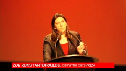 Intervention de Zoé KONSTANTOPOULOU, députée de Syriza