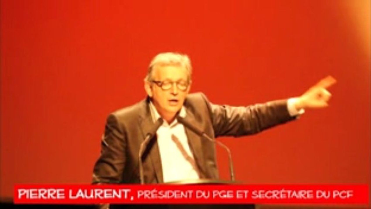 Intervention de Pierre LAURENT, président du PGE et secrétaire national du PCF