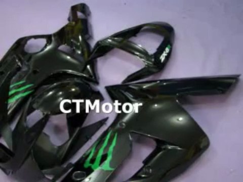 CTMotor 2003-2004 KAWASAKI ZX6R ZX-6R 636 FAIRING 75A
