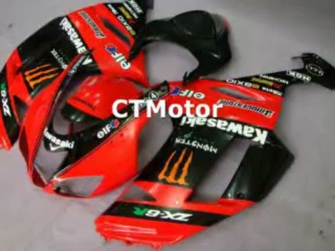 CTMotor 2007-2008 KAWASAKI ZX6R ZX-6R 636 FAIRING 27A