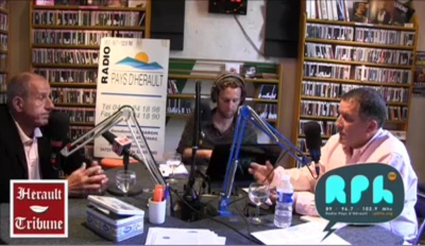 AGDE - 2013 - Frédéric LOPEZ, vice-président du conseil régional Languedoc -Roussillon - PAROLES POLITIQUE sur RPH avec Adrien DELGRANGE et Herault-tribune avec Didier DENESTEBE