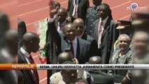 Kenia: Uhuru Kenyatta juramenta como presidente.