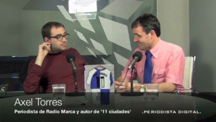 Axel Torres, autor de ''11 ciudades'. 15-4-2013