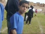 تغطية اعلامية بالصوت والصورة للصحفي المتطوع محمد محي للتظاهرة الرياضية في كرة القدم المصغرة بمناسبة الذكرى السادسة لصاحبة السمو الملكي الاميرة للاخديجة يوم 02 مارس 2013 بالملعب البلدي باحير