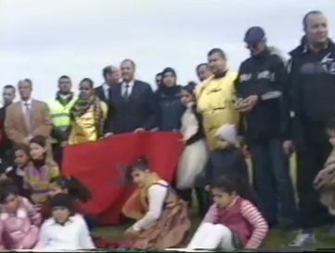 تغطية اعلامية بالصوت والصورة للصحفي المتطوع محمد محي للتظاهرة الرياضية في كرة القدم المصغرة بمناسبة الذكرى السادسة لصاحبة السمو الملكي الاميرة للاخديجة يوم 02 مارس 2013 بالملعب البلدي باحير