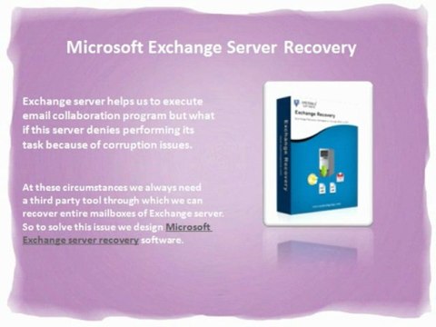 Microsoft Exchange Server Recovery