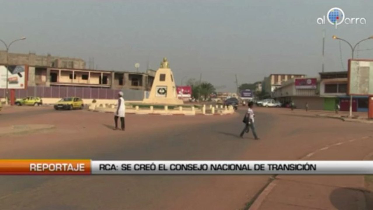 RCA: se creó consejo nacional de transición
