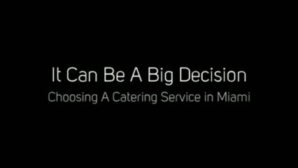 Miami Catering Prices (786) 329-4705