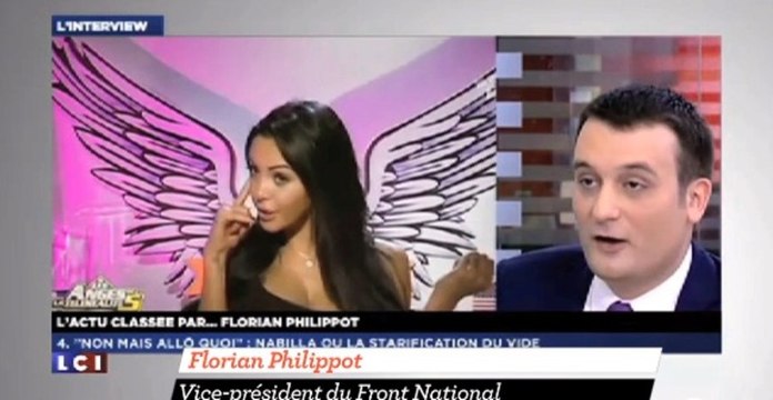 Philippot du FN : Nabilla et Dati, c'est le même vide