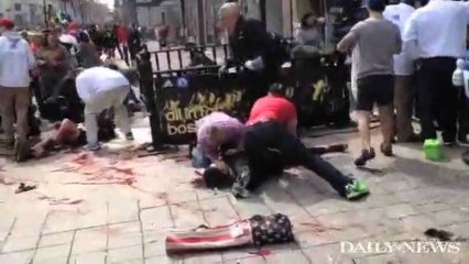 Boston Marathon Aftermath Explosion (Graphic)